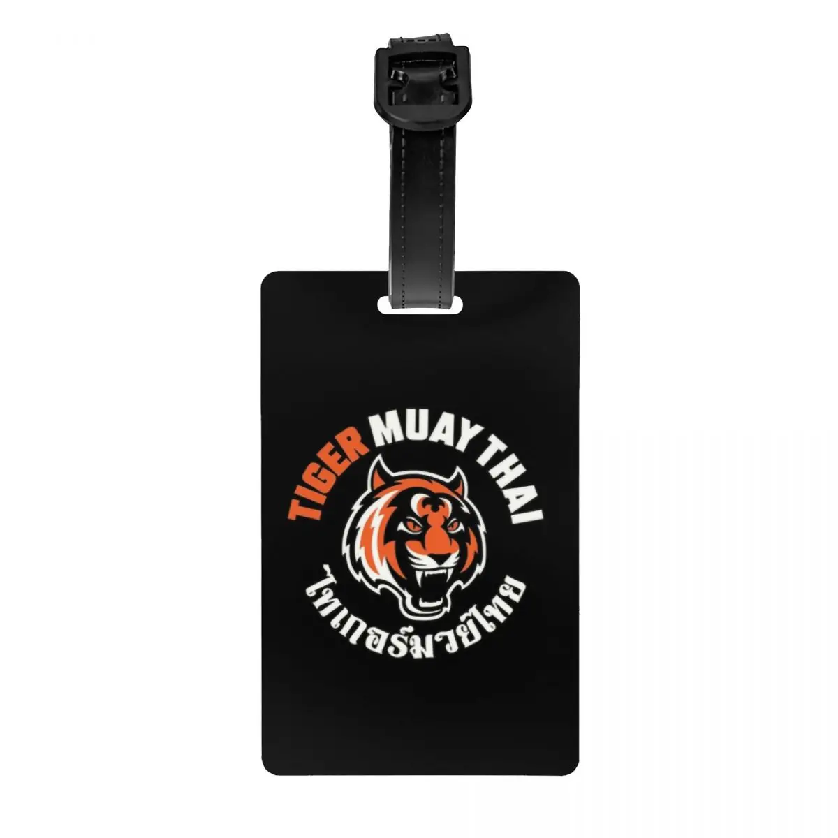 

Custom Tiger Muay Thai Luggage Tag for Suitcases Fashion Thailand Boxing Fighter Baggage Tags Privacy Cover ID Label