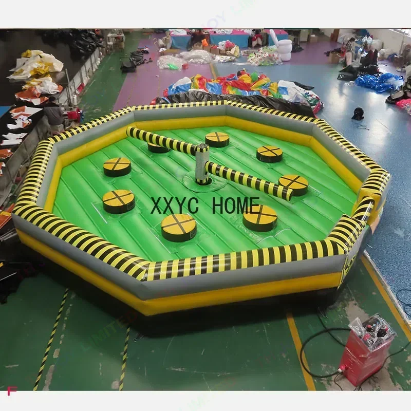 Mechanical 7m Wipe out games, inflatable meltdown games,inflatable wipeout course for sale
