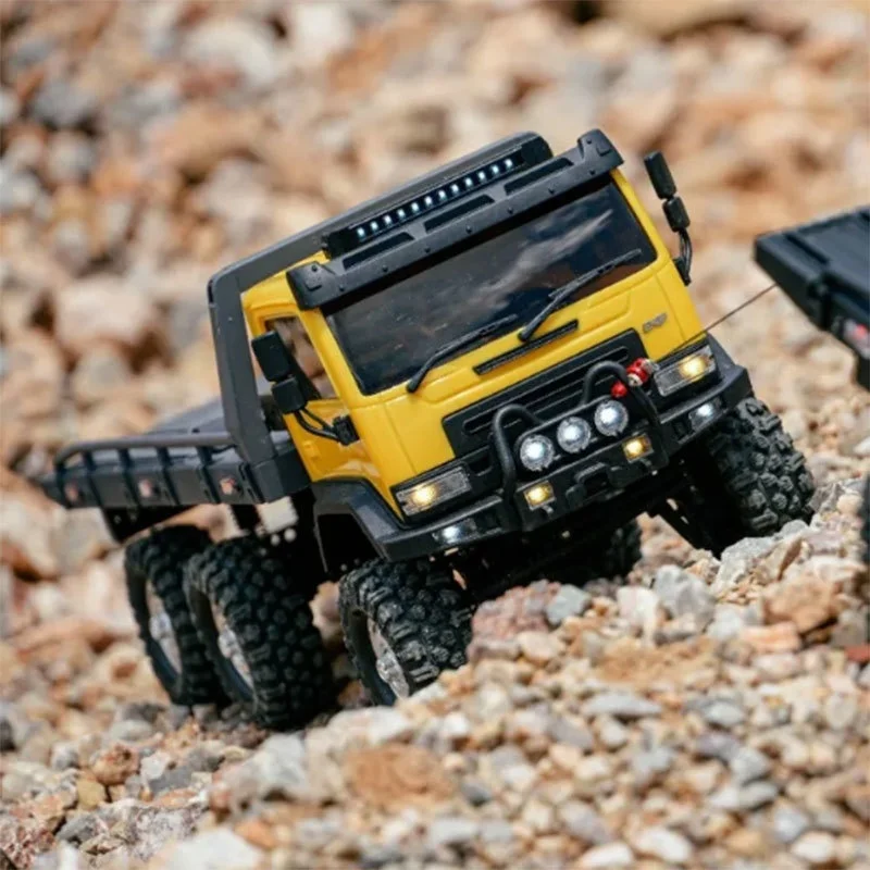 HB CR-18P ARKTOS RC Truck Fernbedienung Elektro-Flachbettanhänger im Maßstab 1:18, 6-Rad-Antrieb, Dual-Speed-Gelände-Kletterfahrzeug