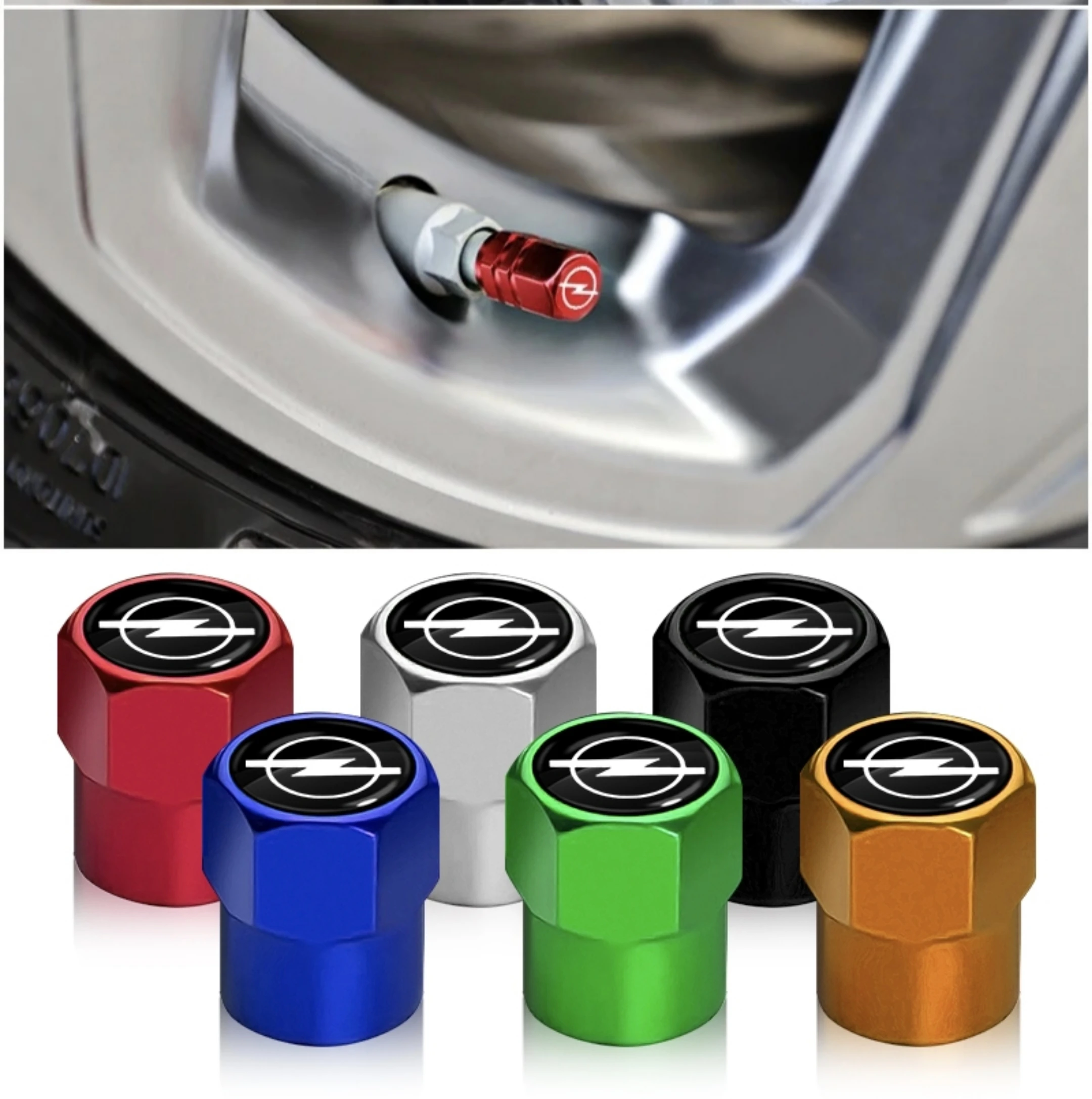 

4 шт., колпачки для стержня клапана колес автомобиля, герметичная крышка, подходит для Opel Astra Antara ‌ Zafira Rocks Mokka Corsa Insignia Аксессуары для шин