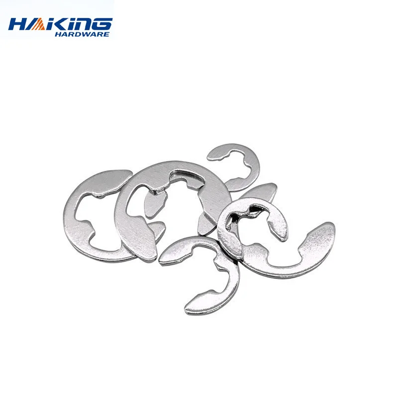 10-100pcs E clip circlip washer 304 stainless steel m1.2 m1.5 m2 m2.5 m3 m4 m5 m6 m7 m15 external retaining ring clip for shaft