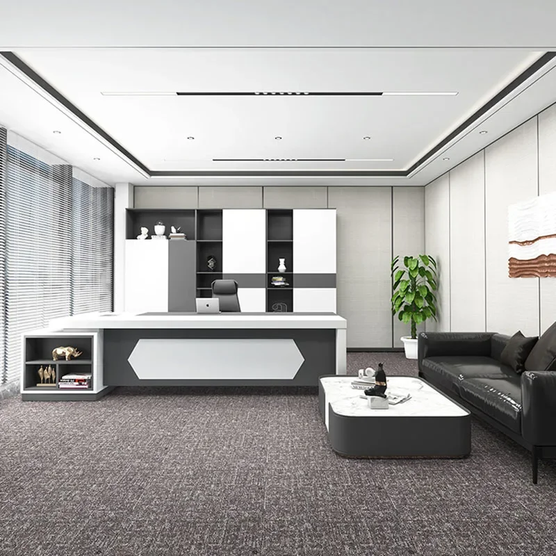 Минималистичный офисный стол, рабочий многофункциональный стол для комнаты, офисный стол, современный письменный уголок, крутая стойка для приема, модная мебель Ufficio