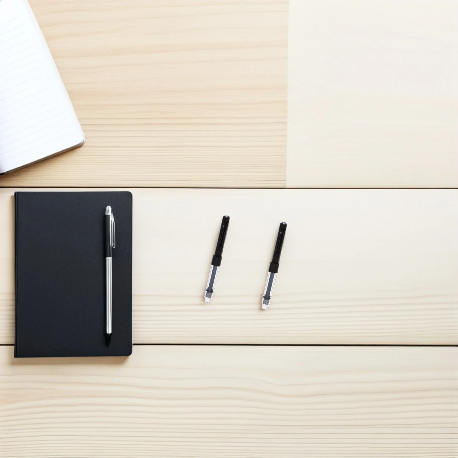 

6 Pieces Reusable Ink Cartridges for Fountain Pens Fine Tip Control Suitable for Exam Notes and Letter Writing