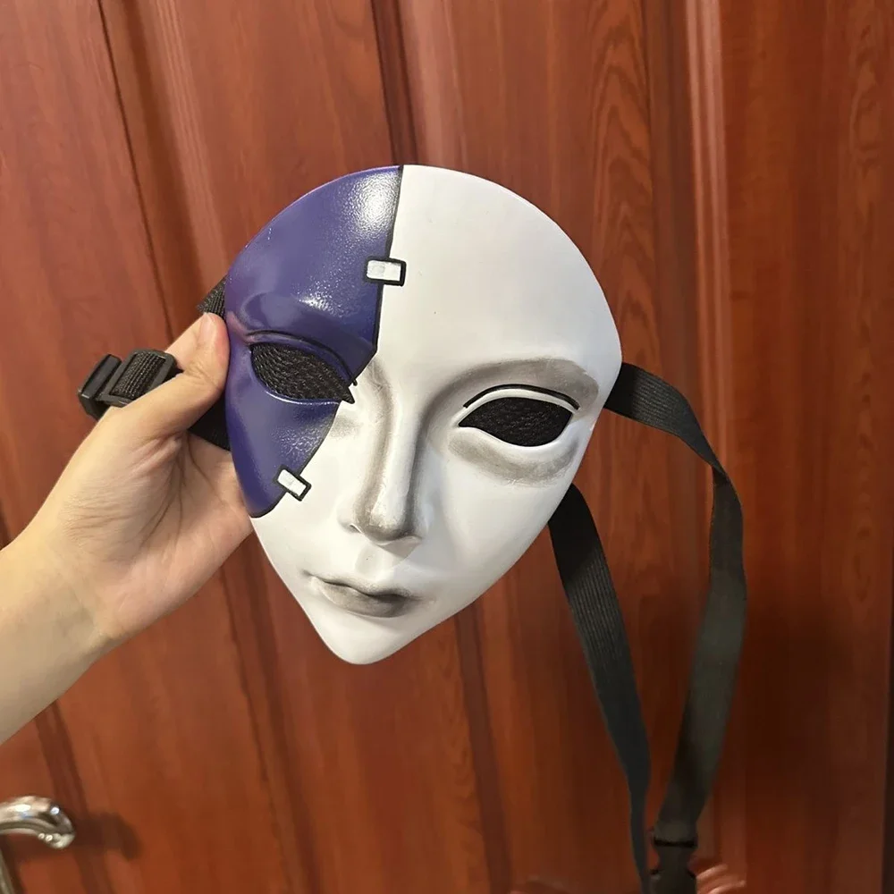 لعبة سالي الوجه تأثيري قناع الكبار للجنسين كامل الوجه أقنعة الإرهاب كرنفال خوذة حفلة زي الملحقات الدعائم