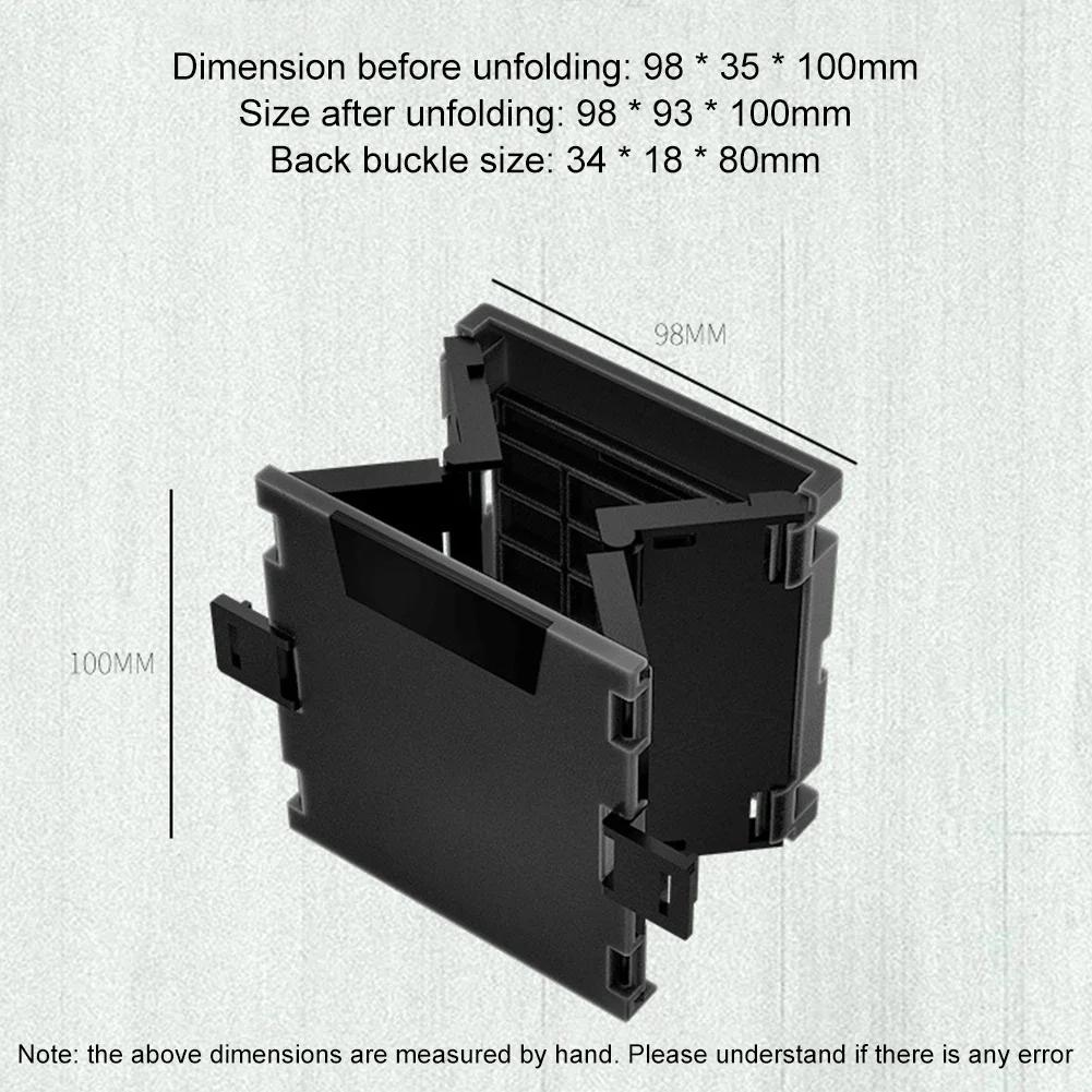 MEBAO الصيد كأس الماء حامل متعدد الوظائف الصيد كوب ماء معالجة صندوق طوي توفير المساحة معالجة أداة المعدات في الهواء الطلق #6