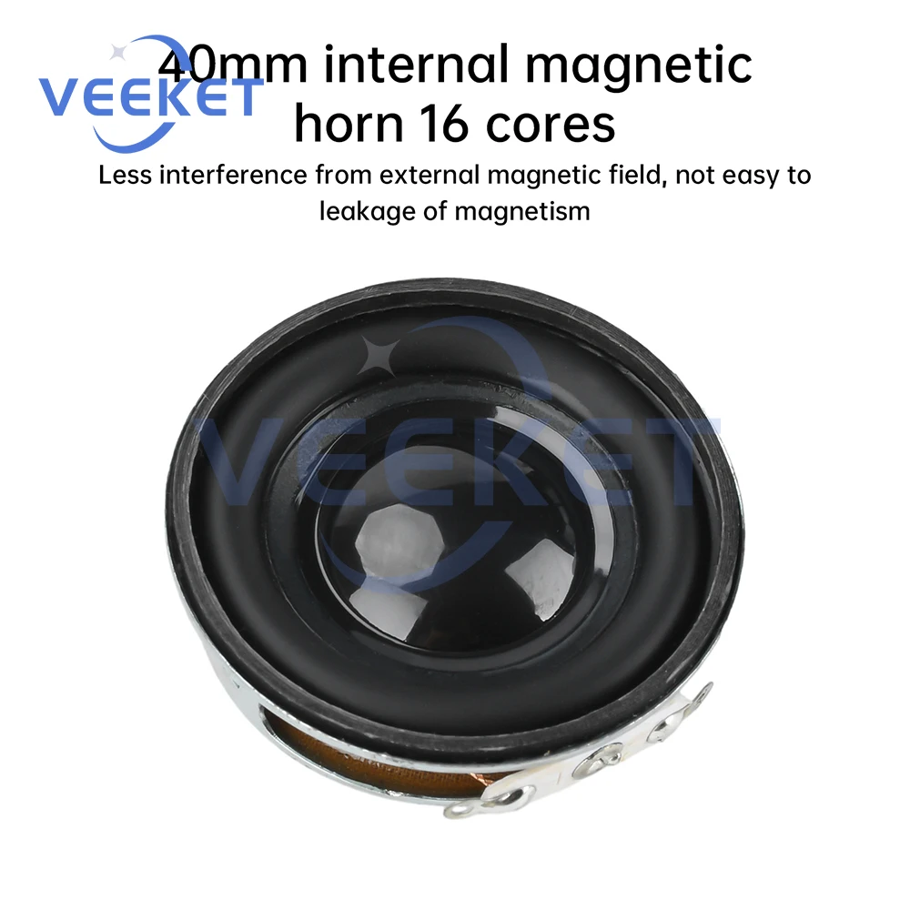 Speaker 40Mm Speaker Magnetik Internal 16 Core 4 Ohm 5W Speaker Bluetooth Speaker Multimedia DIY