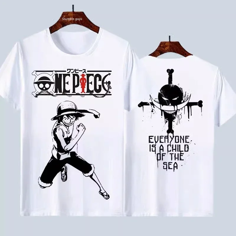 One Piece Anime Sports T-Shirt For Boys Kids Roronoa Zoro Three Sword Style Print Short Sleeve Comfortable Active Wear Tops