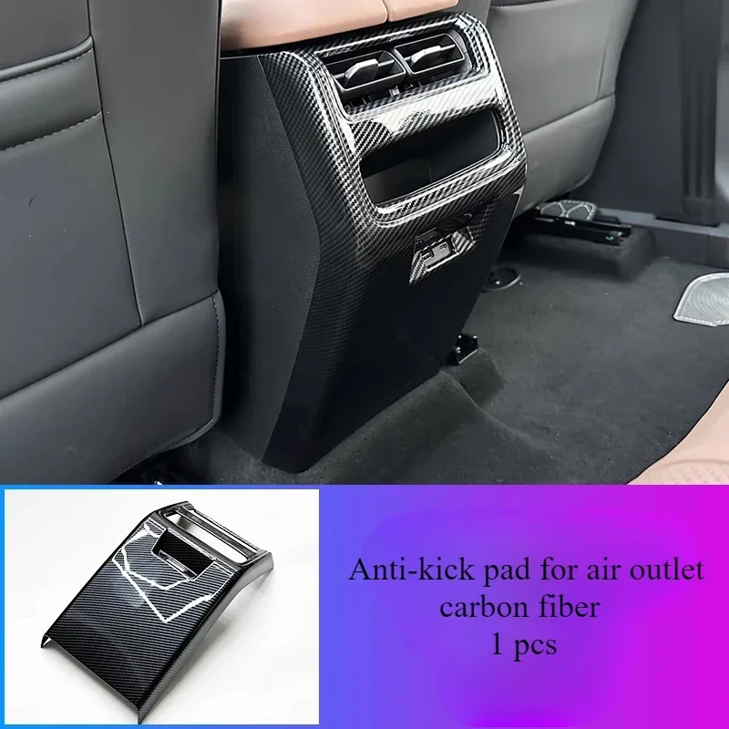 

For Tiggo 9 Chery Tiggo 8L Car Rear Air Conditioner Out of The Trend Anti-kick Cover Anti-kick Board Decoration Modification