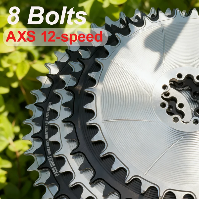 3 مللي متر إزاحة 8 مسامير ايرو سلسلة ل Sram Axs Sx Nx X0 Xx Sl 28 30 32 34 36 38 الأسنان نجمة صغيرة لسلسلة دراجات حلقة الفضة