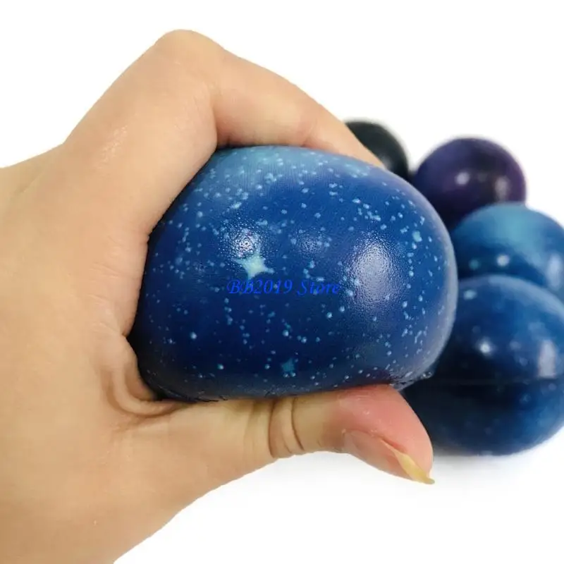 Q0KB PU Foam Balls Eight Planet Toy School Science Kits Toy 2.5’’ Diameter Interactive Playsets Solar System Educational Toy