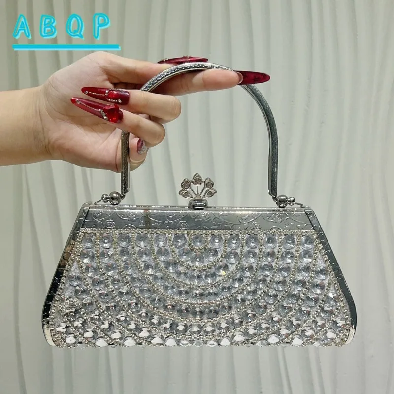 

Evening Handbag Diamond-encrusted Sparkling Dinner Party Handbag Luxury Brand Diamond-encrusted Women's Shoulder Crossbody Bag
