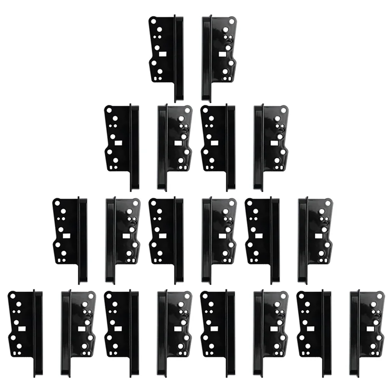 

60 Pair Car Radio Brackets Double Din Stereo Panel Fascia DVD Dash Mount Trim Side Kit For Toyota Scion Subaru B