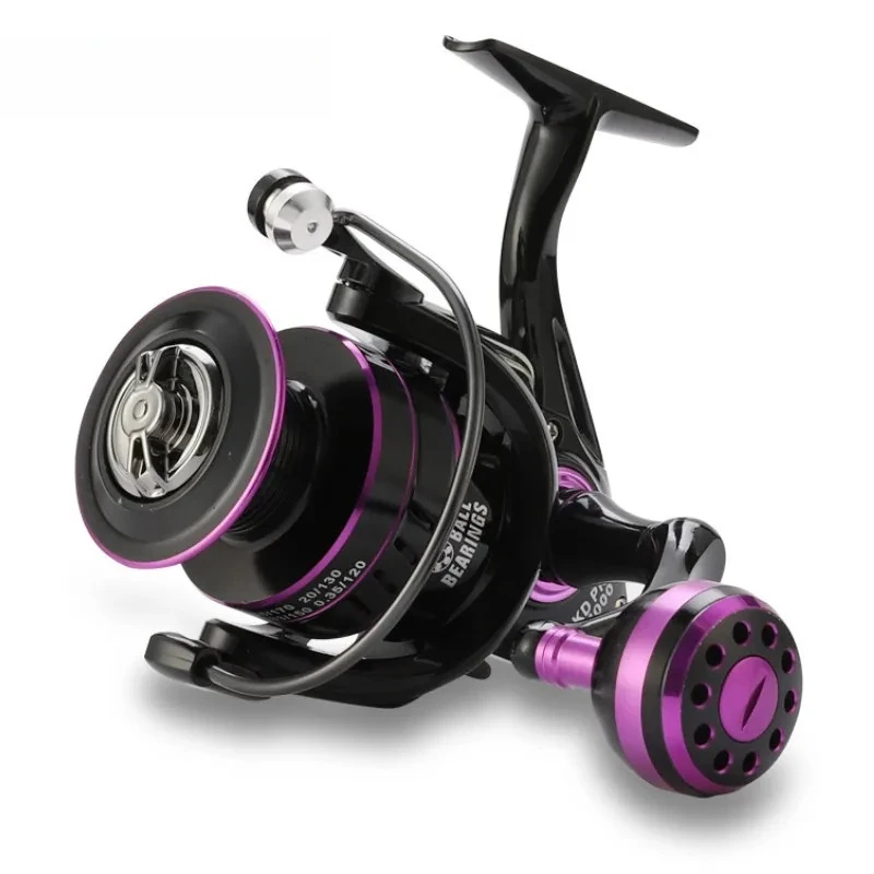 

KD 1000-6000 Series 22LB Maximum Resistance Metal Rocker Spinning & Fishing Reel, 5.0:1/4.7:1 Gear Ratio, Freshwater & Seawater