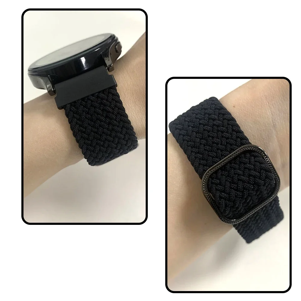 22mm náilon esporte respirável cinta para suunto run race 2/s pulseira para suunto 9 pico dlc/pro oceano vertical tecido loop pulseira