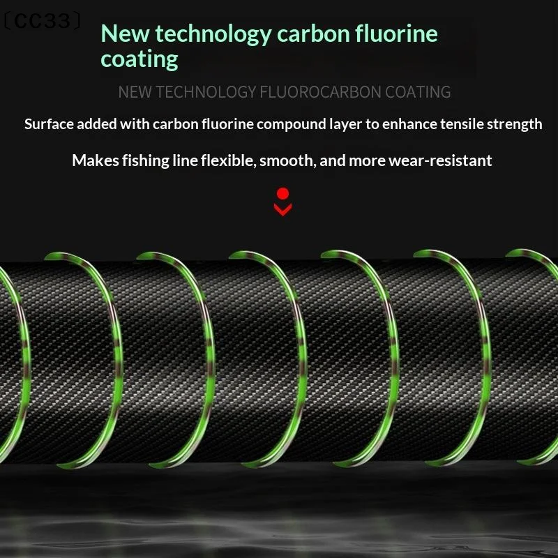 500 м, 3D-линия с точечным рис – обзор и цена Fluorocarbon Line