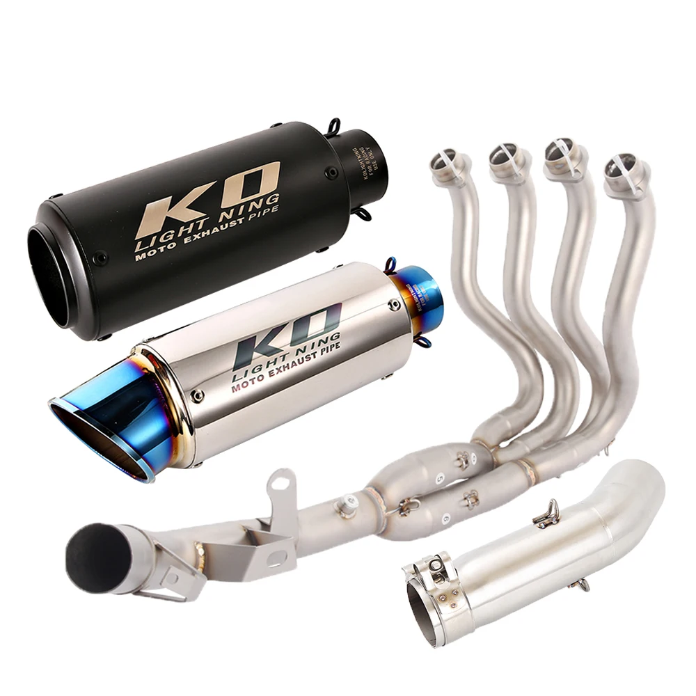 Motorrad-Auspuff 51MM Edelstahl-Krümmerrohr Schalldämpfer mit DB-Killer Slip-On für SUZUKI GSXR600 GSXR750 2011-2025