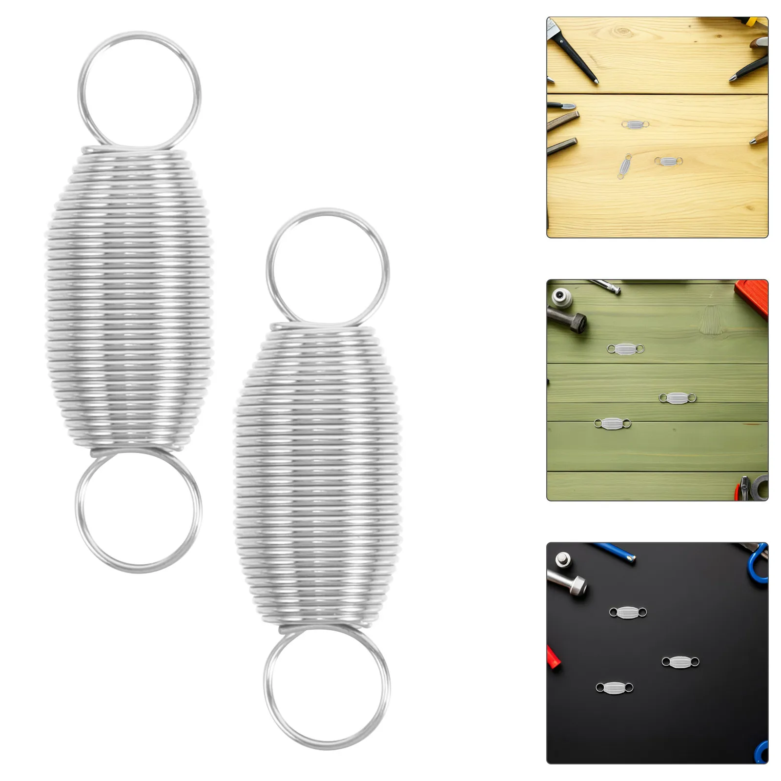 100Pcs Mahjong Machine Extension Springs Kit Precision Steel Tension Springs for Tile Pusher Return Mechanism Quiet Auto Reset