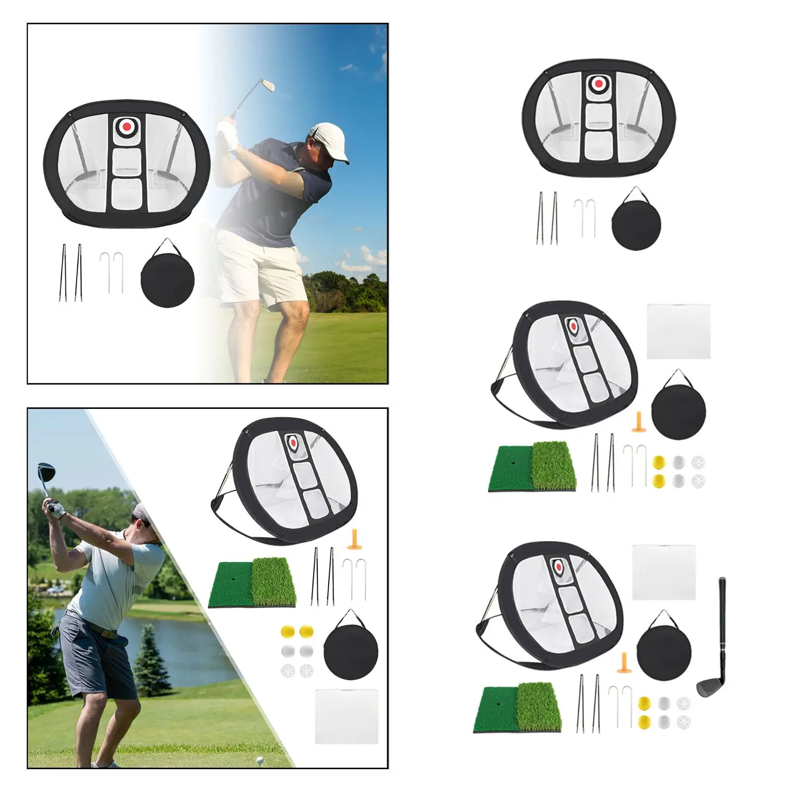 

Golf Chipping Net Foldable Golfing Target Net Golf Practice Net for Practice