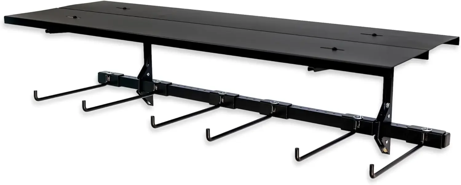 رف تخزين ZZWChair مع رف تخزين - رف كرسي قابل للطي لتنظيم المنزل والمرآب، شماعات كرسي قابلة للطي، الشاطئ