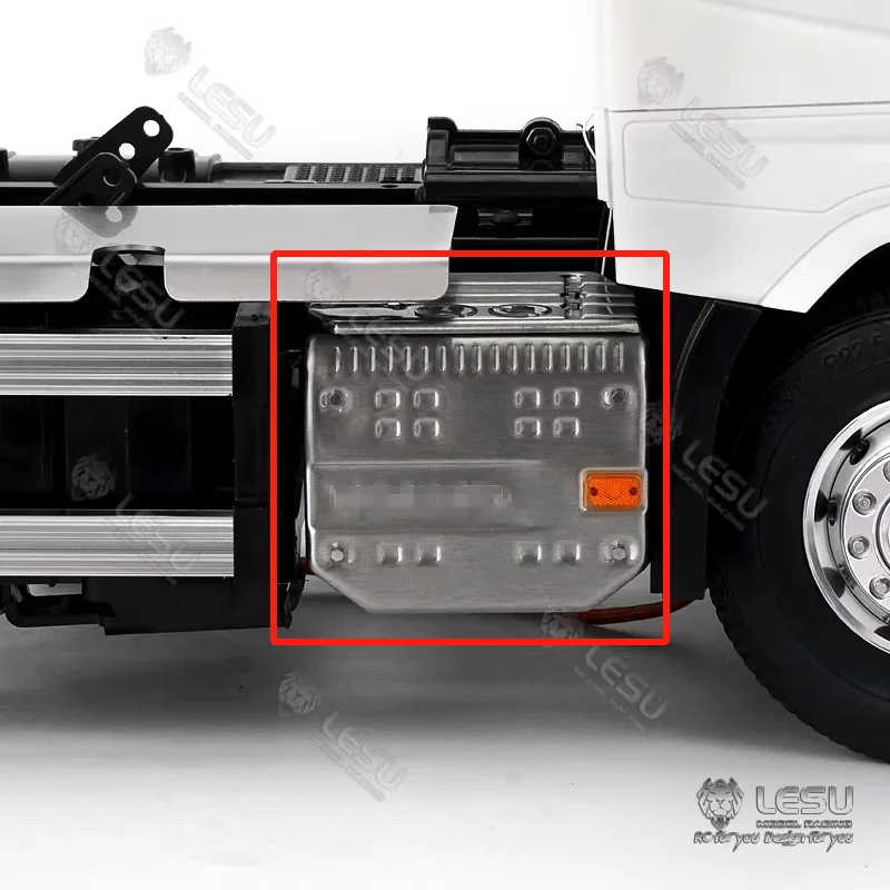 

LESU 1/14 Tamiya FH16 модель грузовика аксессуары из нержавеющей стали с шириной подсветки и выхлопом G-6225