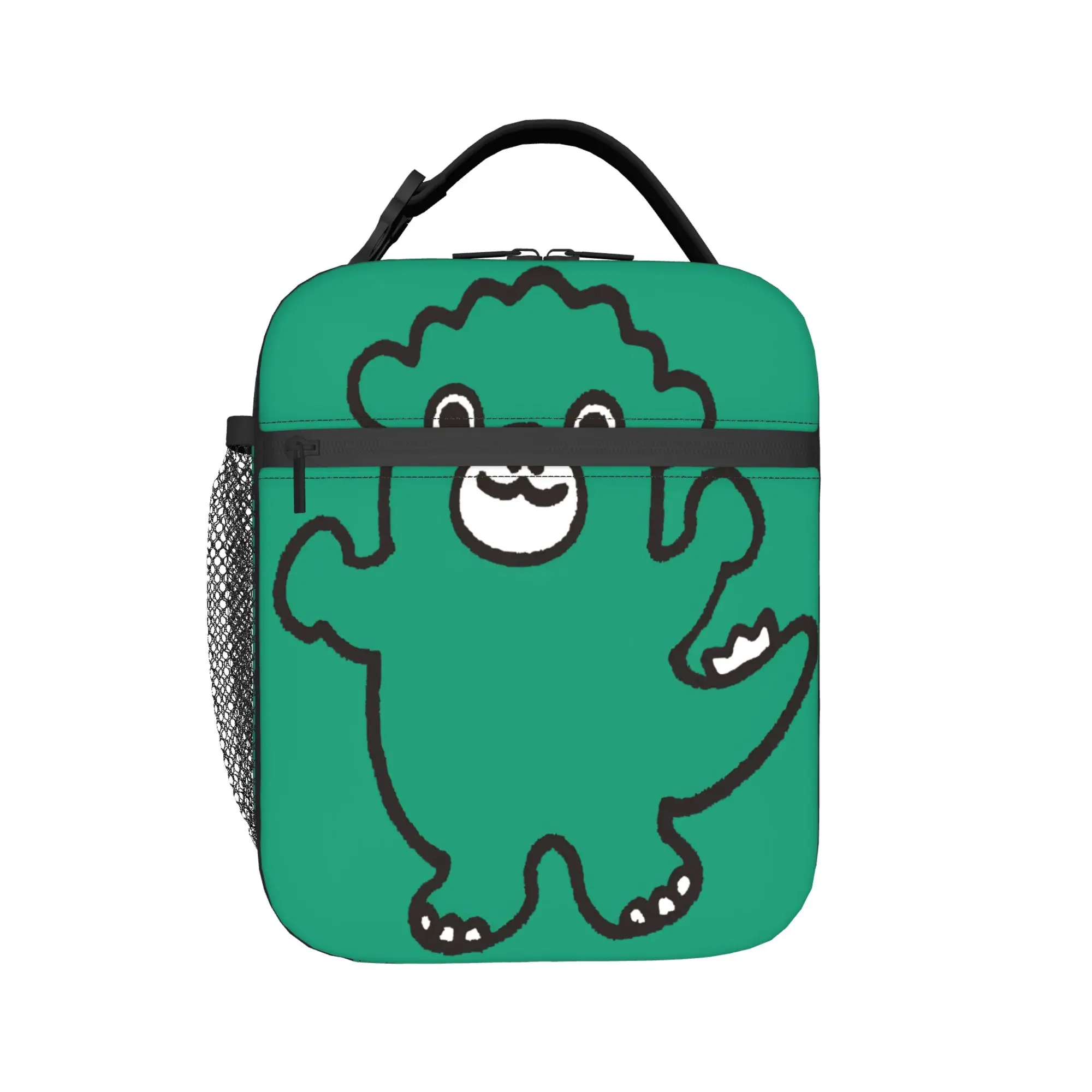 Chibi Godzillaa Monster Raids Again Insulated Lunch Bag Cooler Bag Reusable,Lunch Container Leakproof Tote Lunch Box School