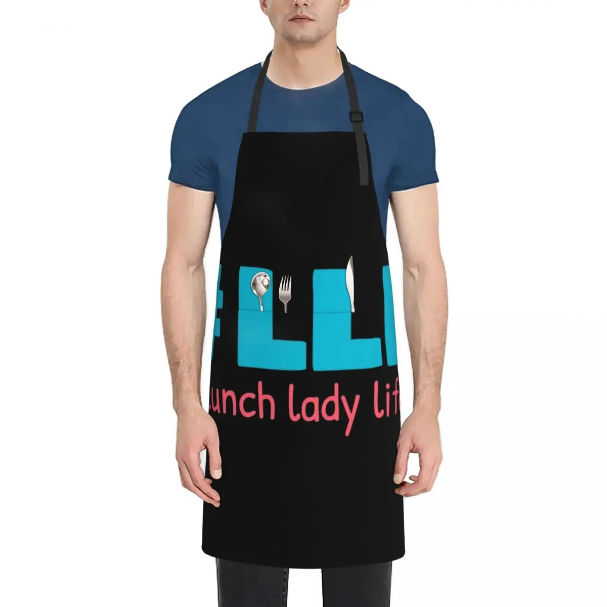 

Lunch Lady Life Apron Kitchen on the wall kitchen girl Women Kitchen'S Apron