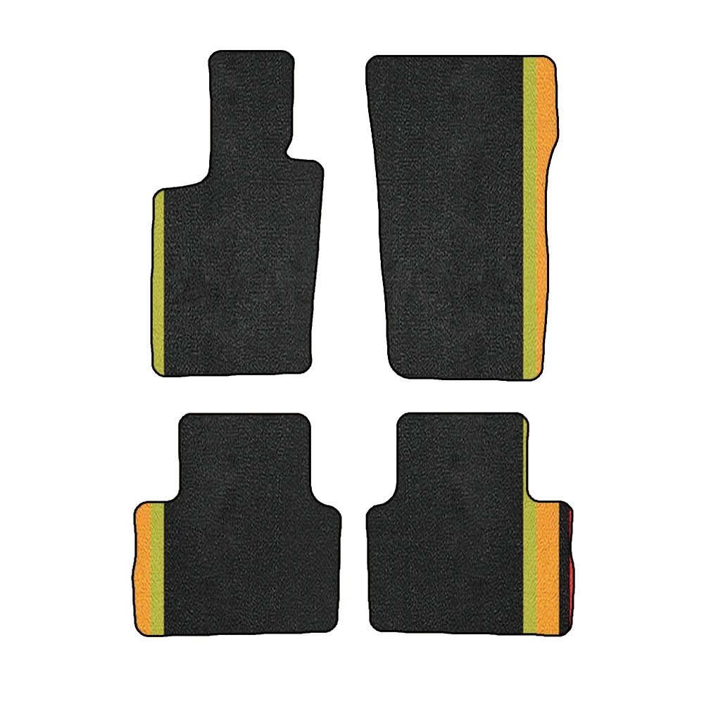 Car Mats With Buttons For Porsche Panamera 2017-2023 971 Chassis G2 5seat Hybrid Waterproof Car-Specific Mats Floor Mats