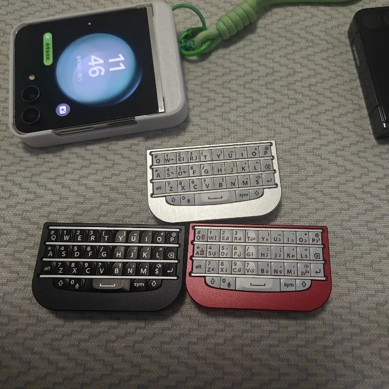 BlackBerykbd Q10 Bluetooth Mini Phone Keyboard V4.0 Upgrade Custom Aluminum Alloy Top Case 3D PETG Keyboard Phone Accessories