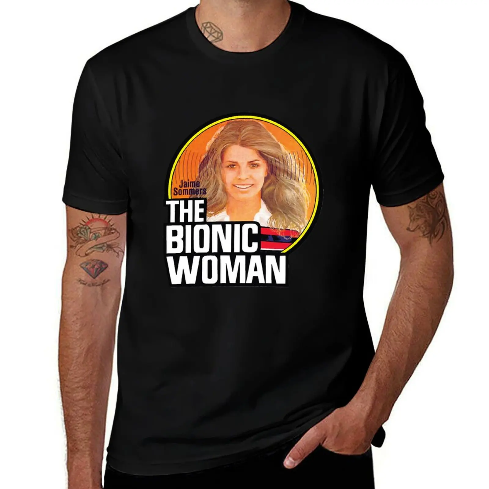 

Gifts Idea The Bionic WomanGifts Best Men T-Shirt t shirts cotton 100% man t shirt summer funny t shirts cotton T-Shirt