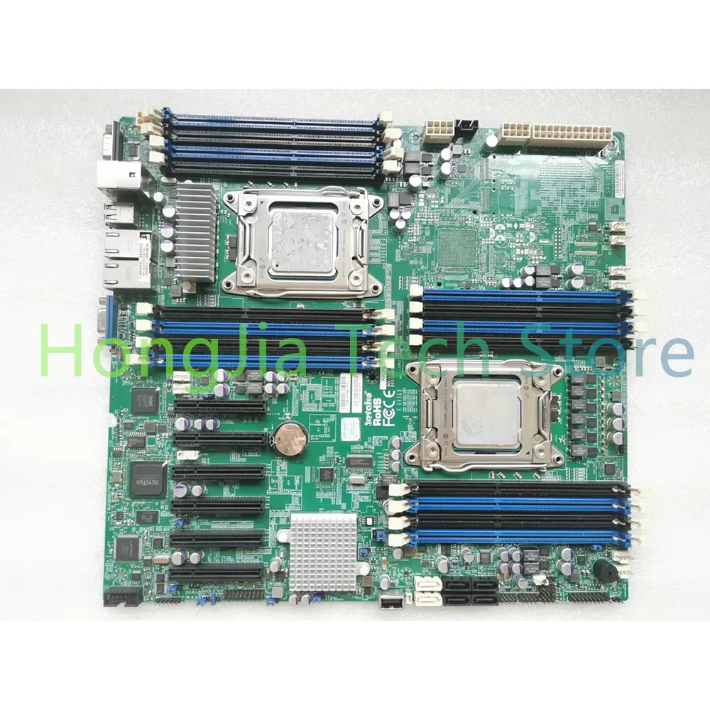 For Supermicro X9DRD-EF Server Motherboard C602 chip 6 PCI-E