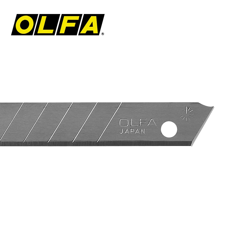 10pcs OLFA ASB-10 Knife Snap Off Blade Lame Signage Vinyl Cardboard Fits Olfa 180 BLACK/A/A-3/NA-1/300/300/S/SPC-1/SVR-1