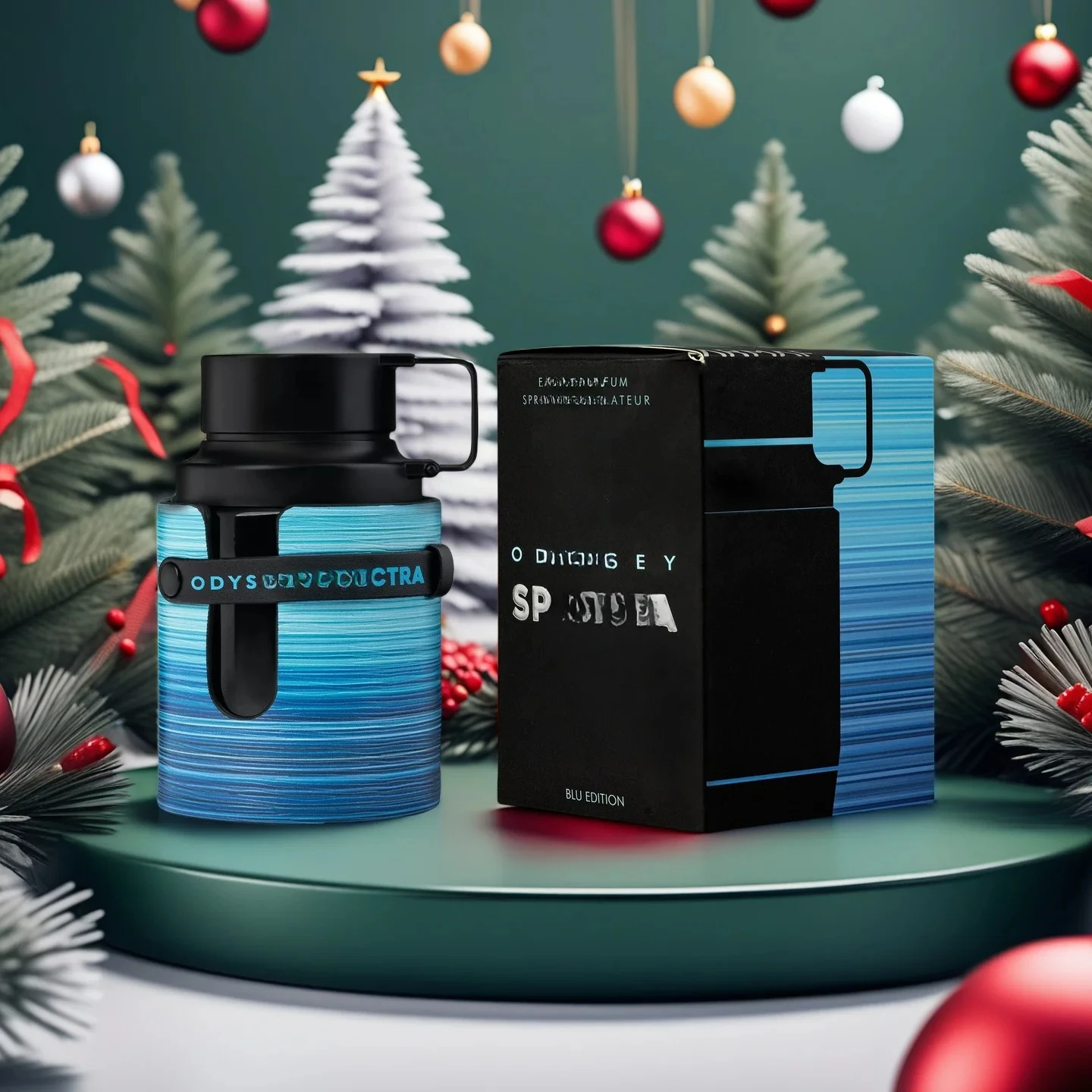 

ODYSSEY SPECTRA BLU EDITION Парфюмерная вода-спрей 3.4 унции для мужчин, стойкий свежий древесный аромат, изысканный мужественный запах, для ежедневного использования