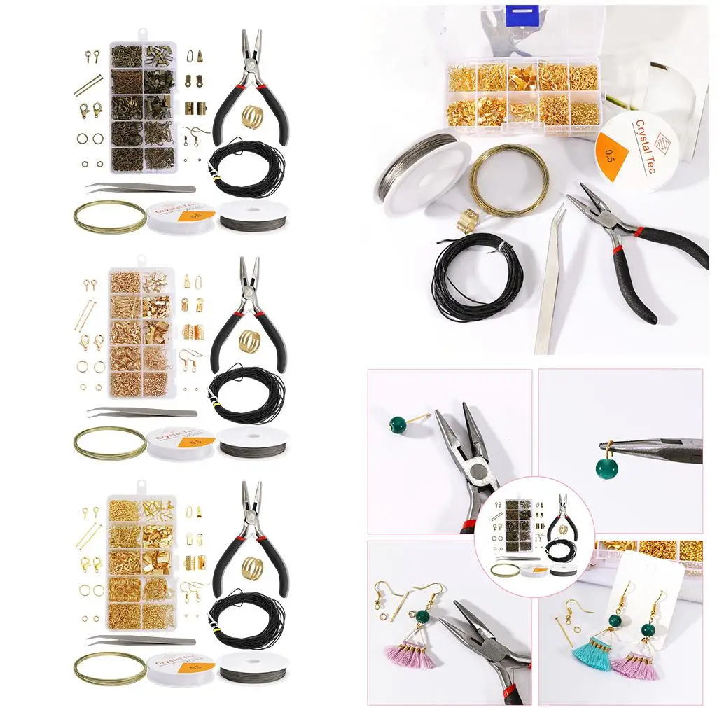 Box Performing Kits, DIY, Chicken Coorder Starter Earrings for Accessories Repair Pliers