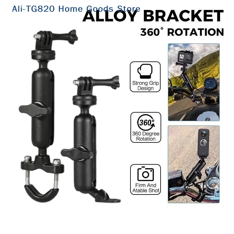 Aliexpress [TG820]Metal Motorcycle Bicycle Camera Holder Handlebar Mirror Mount Bike Bracket For Action Camera Accessories - Aliexpress Deal