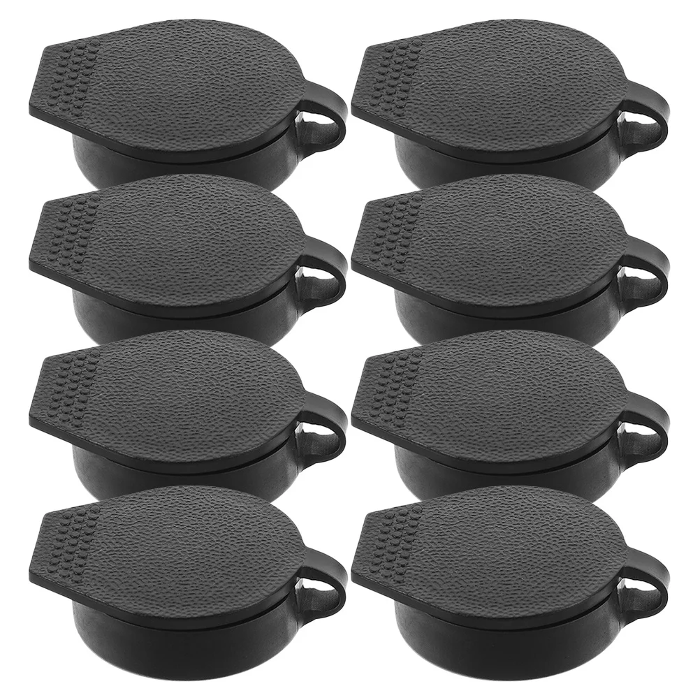 

8Pcs Waterproof Dust Cover Caps Black Size 2 for Door Lock Outdoor Electrical Control Cabinet Box Key Hole Safety Cover