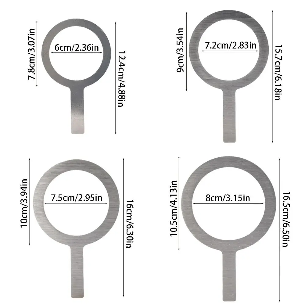 4Pcs 50/90/95/98 Kaliber Backen Tasse Dichtungen Rost-proof Anti Verbrühen Milch Tee Tasse Ringe professionelle Sicher Cafe Dessert Creme Ring