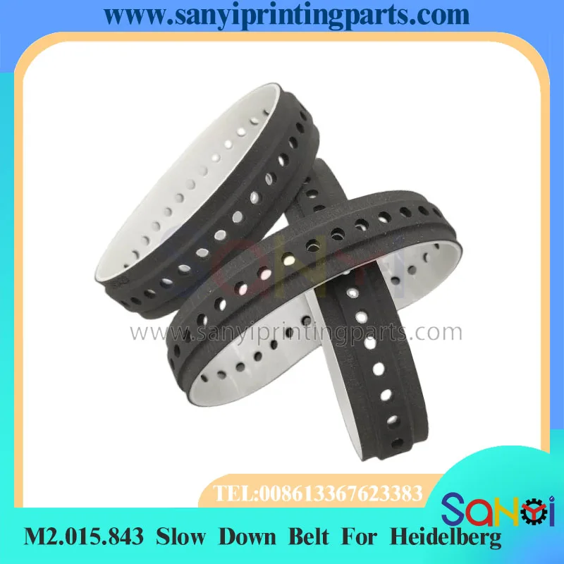 Best Quality Heidelberg 230*20 Belt SM74 M2.015.843 M2.015.871/B Suction Tape Belt Sheet Slow Down Belt