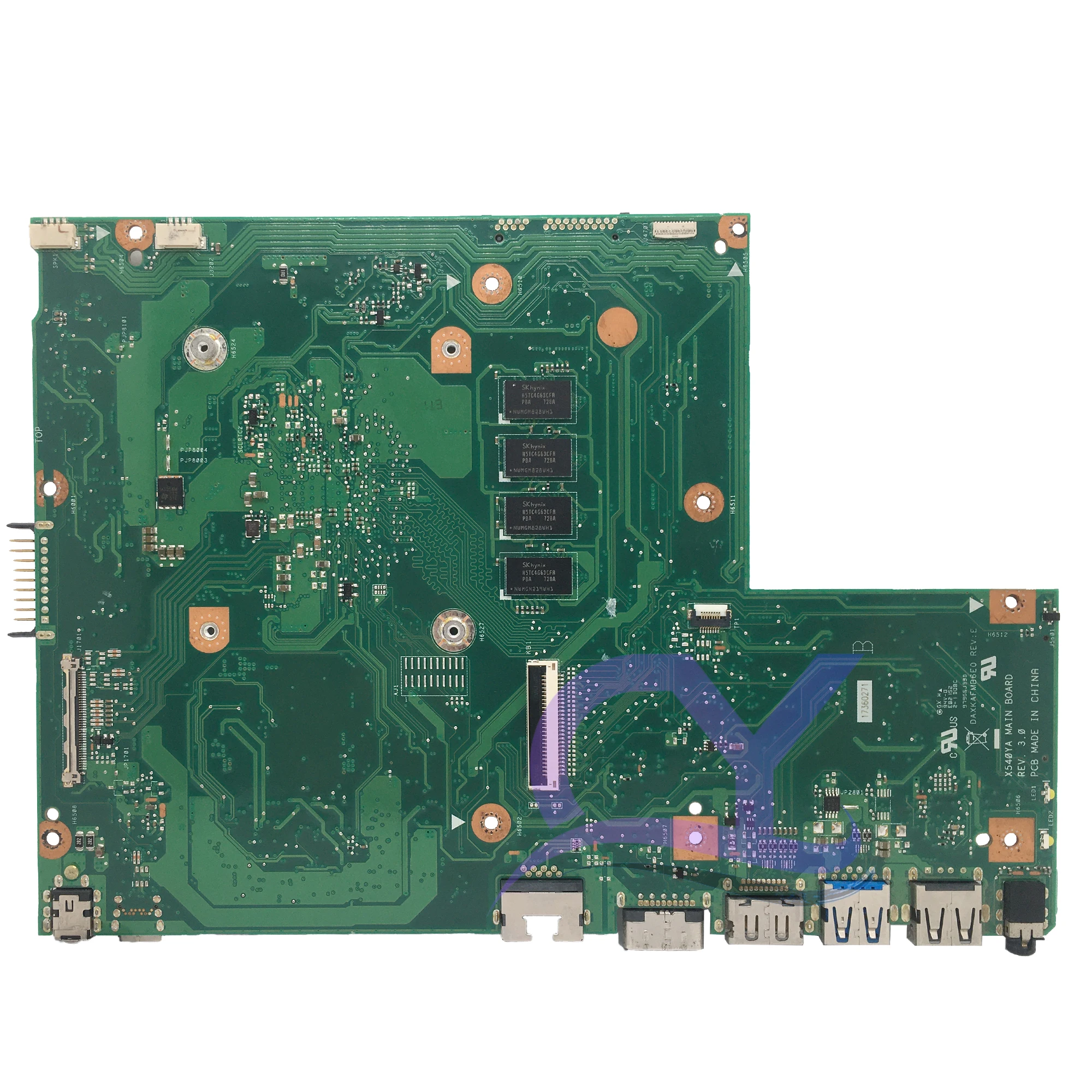 X540ya Notebook Mainboard für asus vivobook x540y r540ya f540ya a540ya d540ya Laptop Motherboard mit und CPU 4GB 100% funktions fähig