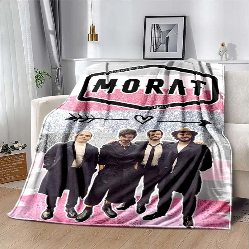 Morat Music Band Printed Flannel Blanket Soft Autumn and Winter Warm Plush Throw Blanket Adult Bedroom Sofa Bed Picnic Blanket