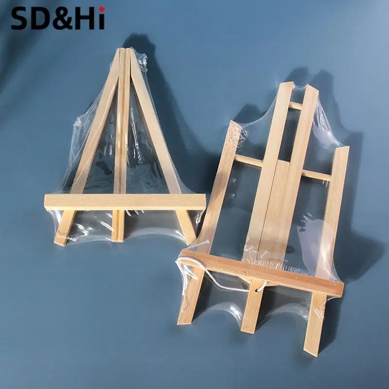 Creative Triangle Mini Easel Frame Wedding Table Card Stand Display Holder Children Painting Craft Artist Supplies