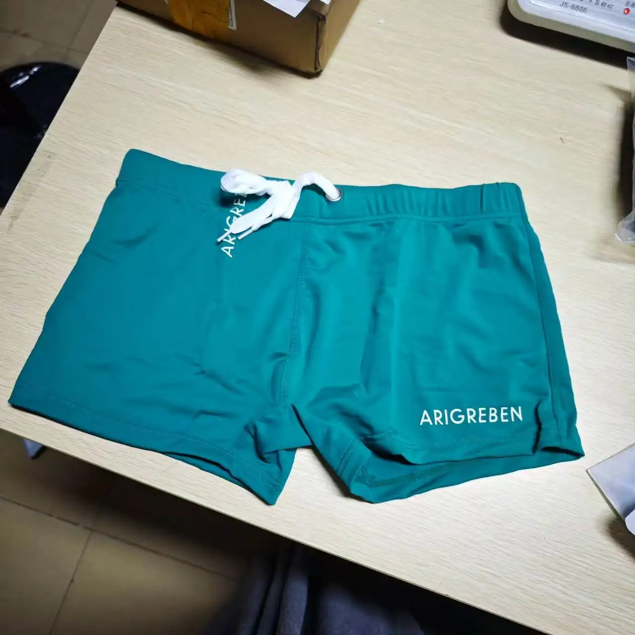 2026Men's swimming + tether men's swimming trunks boxer fashion hot spring swimming trunks summer air-dried men's boxers	 A901