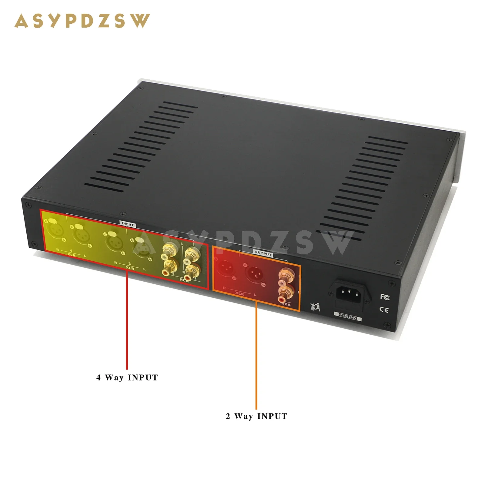 HI-END G27 Sonido auténtico natural de alta resolución Base de preamplificador totalmente equilibrado en circuito Goldmund-27