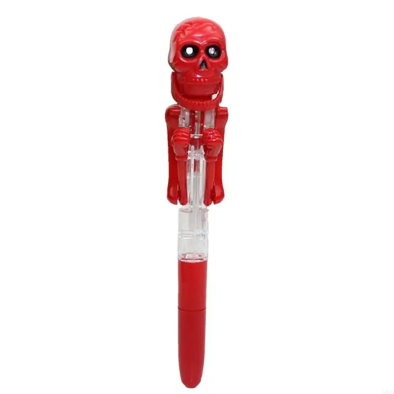 G8TA แปลกใหม่ปากกาปากกา Halloween Skull Pen Funny Writing Pen Refillable สำหรับ Kid Student Reward Supplies Halloween