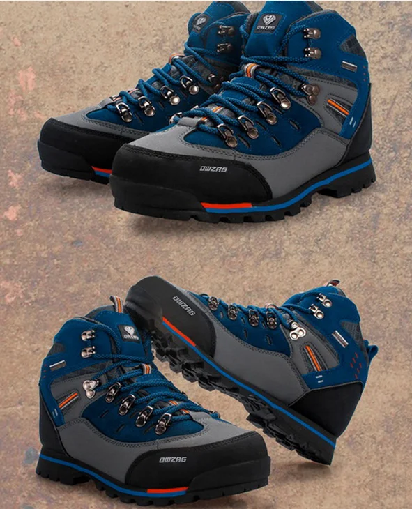 

Мужская походная обувь смешанного пола, зимние треккинговые ботинки для альпинизма, уличные модные повседневные зимние ботинки высшего качества