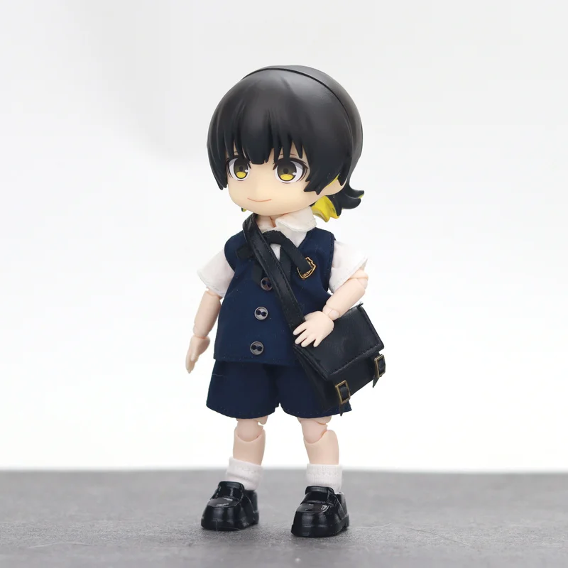 Blue Lock Anime Figuur Bachira Meguru Schooluniform Serie Bjd Ob11 Action Figure Pop Desktop Collectibles Verjaardagscadeautjes