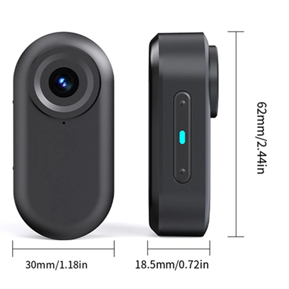 FHD 2.7K Mini Thumb Motion Camera 66x56x22MM High Definition Wearable Magnetic Charging Intelligent Camera For Outdoor Cycling - Image 3