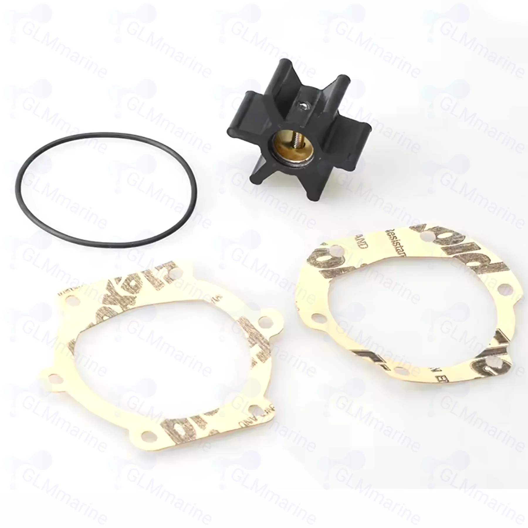 Fits Volvo 876097 Johnson 09-810B-1 Jabsco 18653-0001 653-0001 Water Pump Impeller Kit Replaces Mallory 9-45713 CEF 500101
