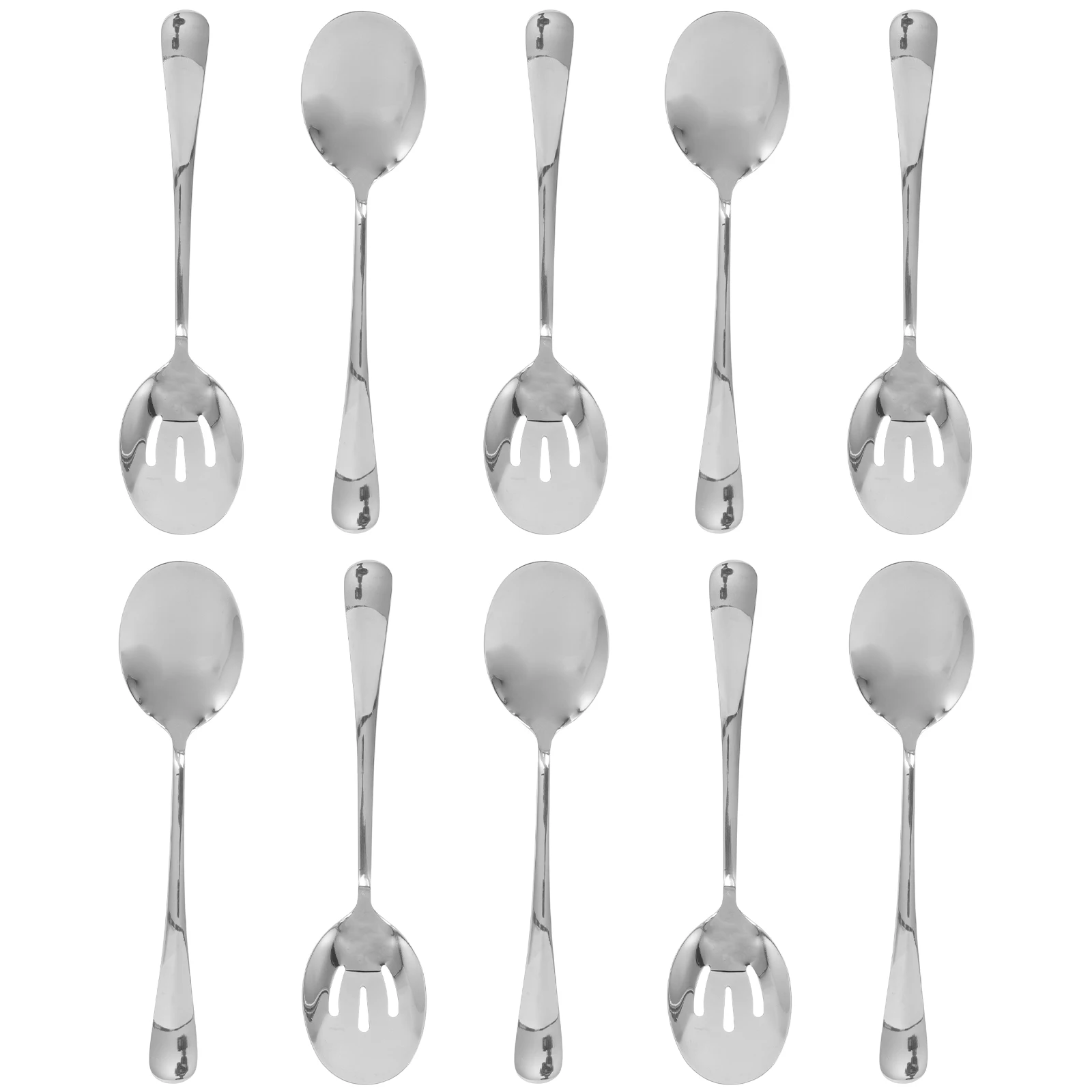 

Stainless Steel Serving Spoon Spoons for Buffet Kitchen Kitchenware Long Handle Slotted Utensils Hotel