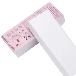 20Pcs/100Pcs Hair Removal Wax Paper Nonwoven Cloth Body Leg Arm Wax Band Hair Removal Epilator Depilation Strip Waxing Tape Roll
