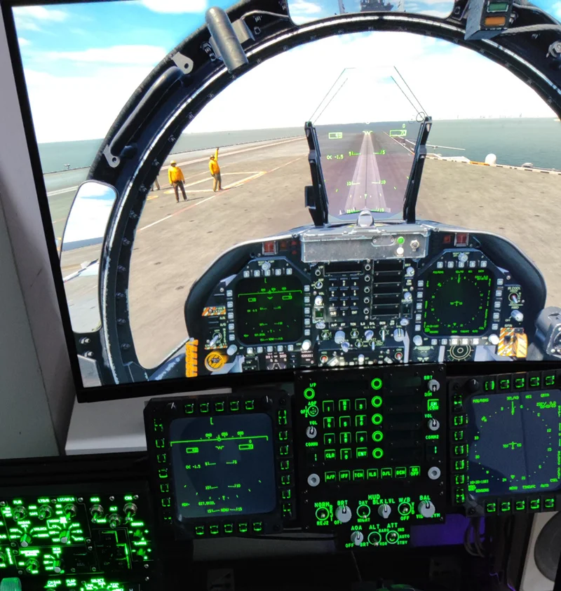 2022 nuevo Qufc18 Panel DCS World FA 18C UFC, simulación de vuelo